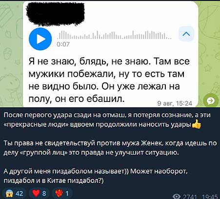 Сергей и Женя Хорошевы продолжали бить Герасимова после того, как он потерял сознание