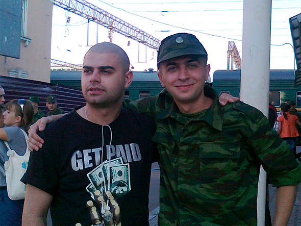 Алексей Гажиенко в армии