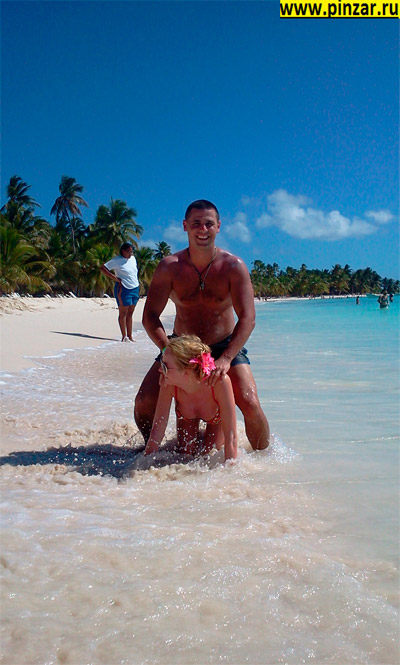 Сергей и Дарья Пынзари на отдыхе в Доминикане