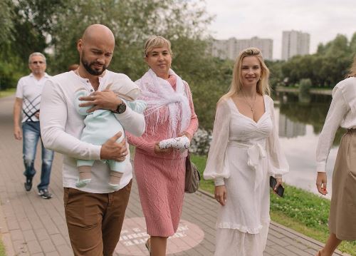 Черкасовы покрестили сына