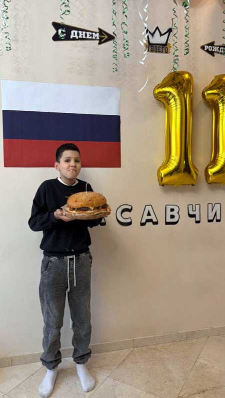 Роберту Гобозову исполнилось 11 лет