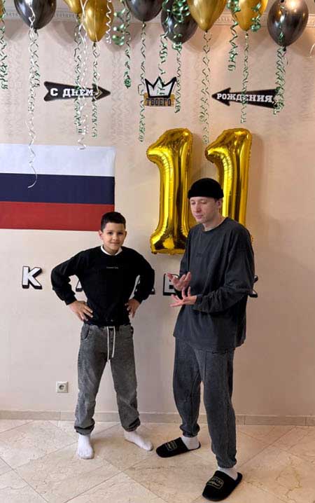 Роберту Гобозову исполнилось 11 лет