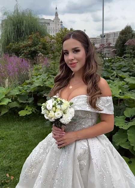 Женя Дорожкина и ее шикарное свадебное платье