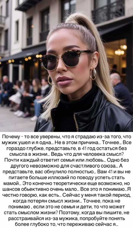 Надежда Ермакова считает, что с разводом для нее утерян смысл жизни