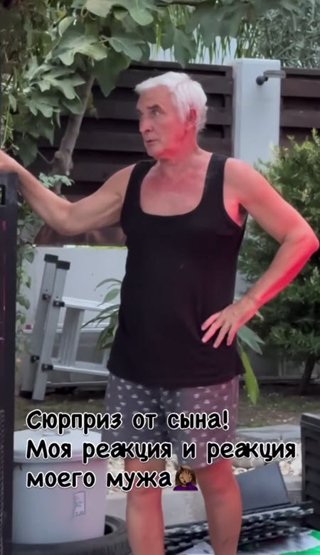 Сын подарил Ирине Александровне Агибаловой новую машину