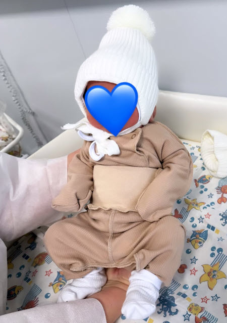 Таня Репина пока еще в роддоме, в инфекционном отделении