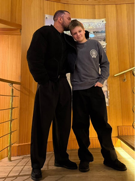 Сыну Антона Гусева и Евгении Феофилактовой исполнилось 13 лет