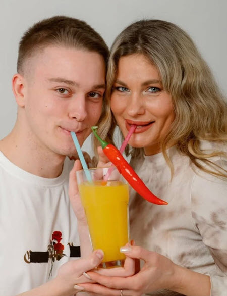 Новогодняя фотосессия Гавришова и Гракович «Миром правит любовь»