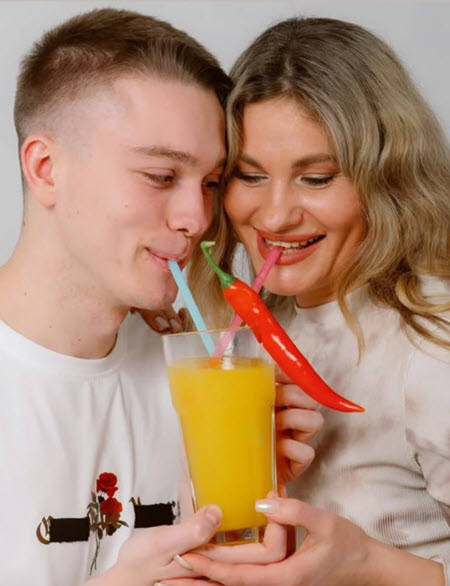 Новогодняя фотосессия Гавришова и Гракович «Миром правит любовь»