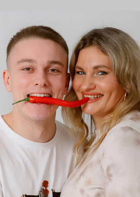 Новогодняя фотосессия Гавришова и Гракович «Миром правит любовь»