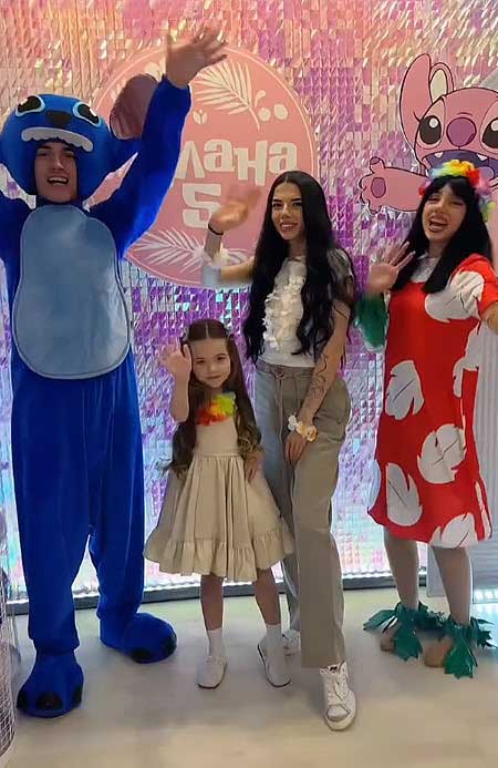 Дочери Иры Пингвиновой и Димы Чайкова исполнилось 5 лет