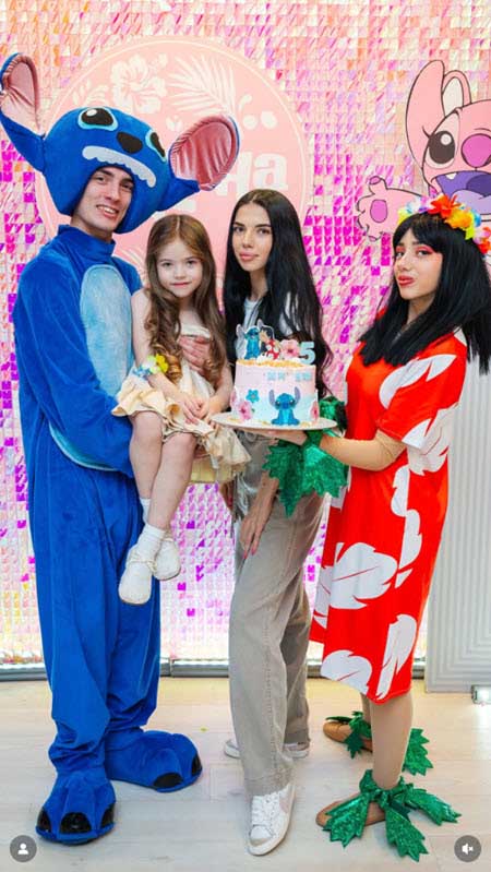 Дочери Иры Пингвиновой и Димы Чайкова исполнилось 5 лет