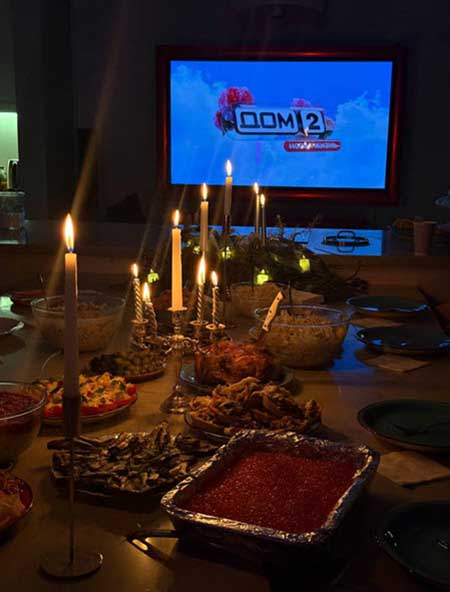 Встреча нового года на поляне