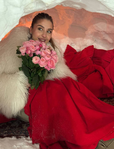 Романтическое свидание Игоря Григорьева и Кати Квашниковой в снежной пещере