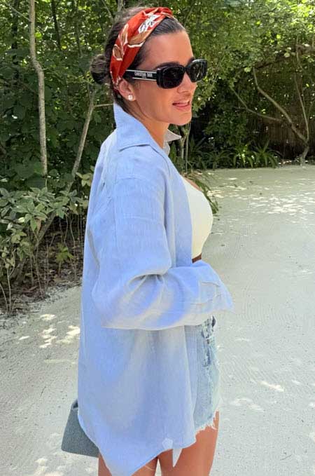 Бородина с мужем и Орлова с мужем и дочкой отдыхают на Мальдивах