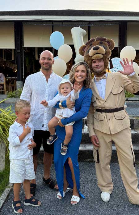 Младшему сыну Андрея и Кристины Черкасовых исполнился 1 год