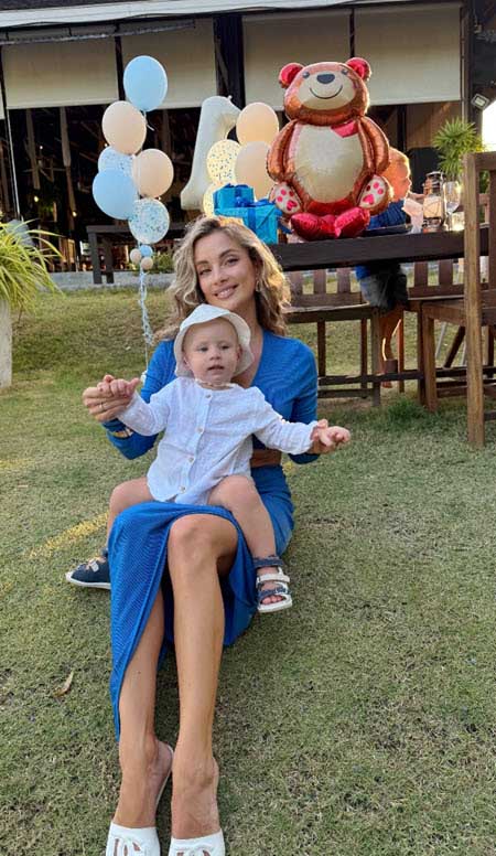 Младшему сыну Андрея и Кристины Черкасовых исполнился 1 год