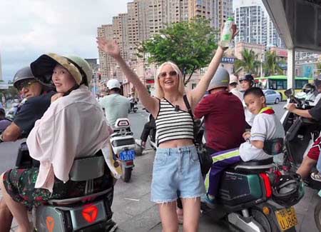 Фото участников, отдыхающих в Китае