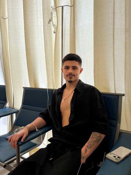 Никите Гуранда после капельниц в больнице Китая немного полегчало