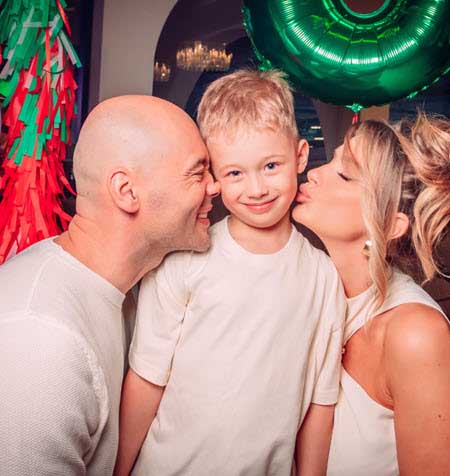 Старшему сыну Андрея и Кристины Черкасовых исполнилось 6 лет