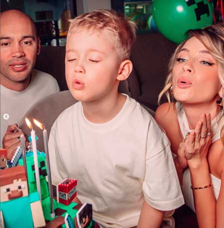 Старшему сыну Андрея и Кристины Черкасовых исполнилось 6 лет