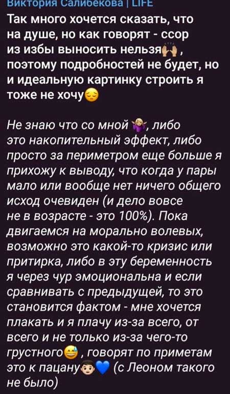 У супругов Салибековых за периметром не все идеально