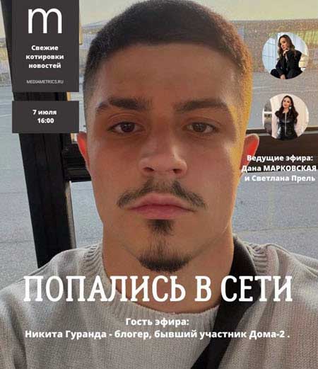 Никита Гуранда дал интервью психологу Светлане Прель на Radio Mediametrics
