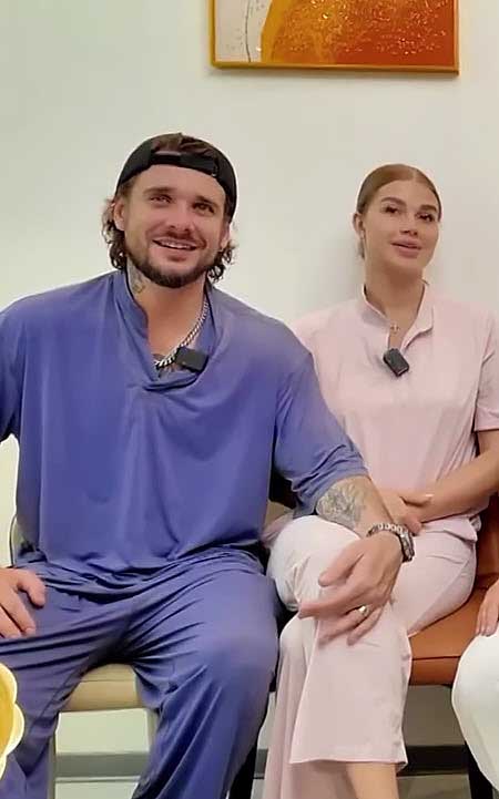 Настя и Женя Ромашовы уже на поляне