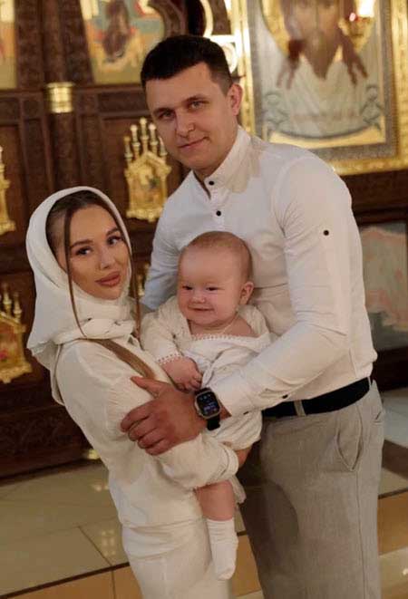 Таня Репина с мужем покрестили сына