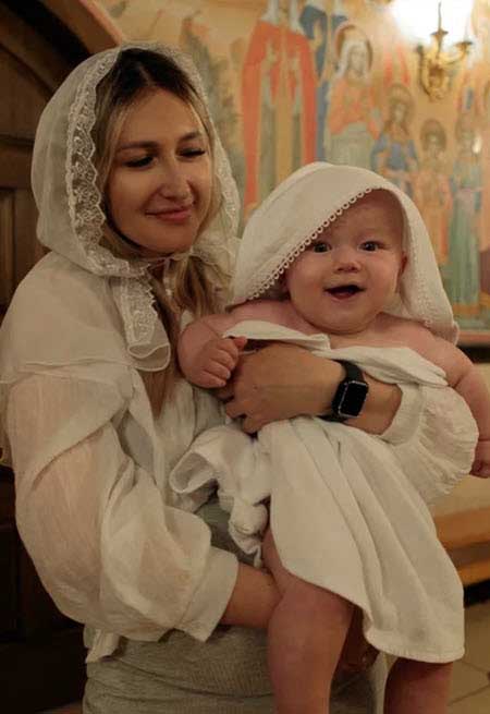 Таня Репина с мужем покрестили сына
