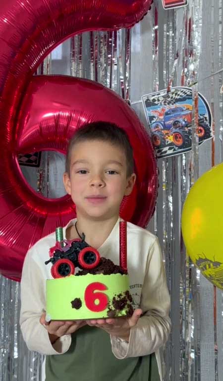 Сыну Андрея Чуева исполнилось 6 лет